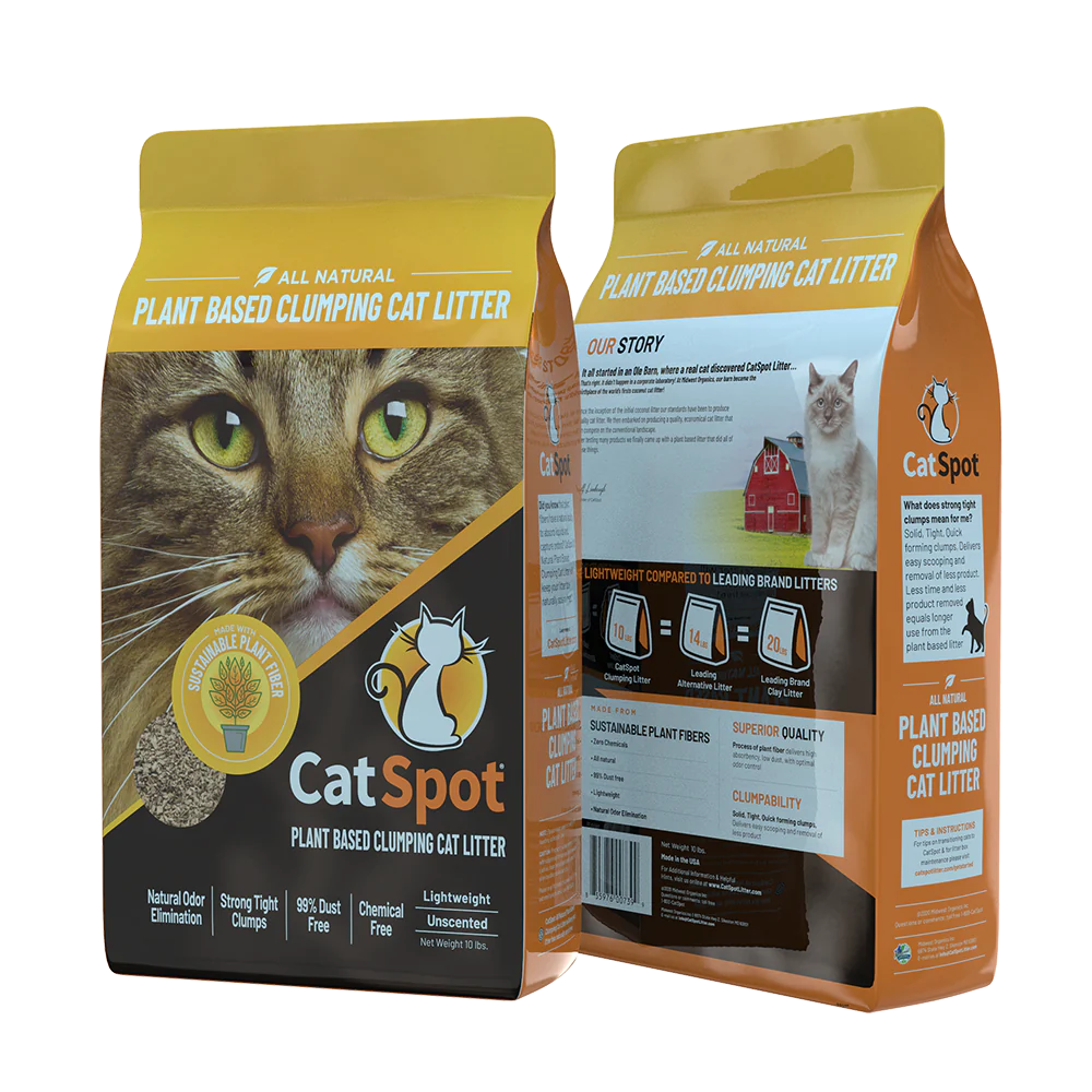 3 Bag Bundle:  CatSpot Plant-Based Clumping Litter